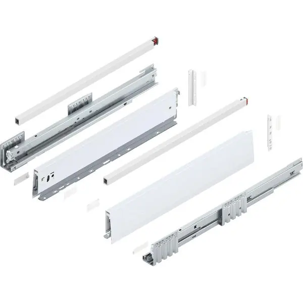 Poslední Šance BLUM MERIVOBOX sada výška E-reling, BLUMOTION B, 70kg, délka 500mm,hedv. bílá