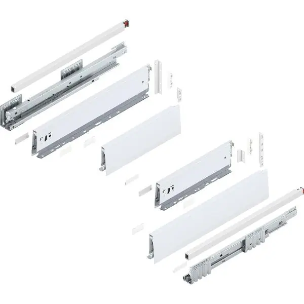 BLUM MERIVOBOX dřez výsuv sada výška E-reling, BLUMOTION B, 70kg, d. 450,h.bílá Cenově Výhodný