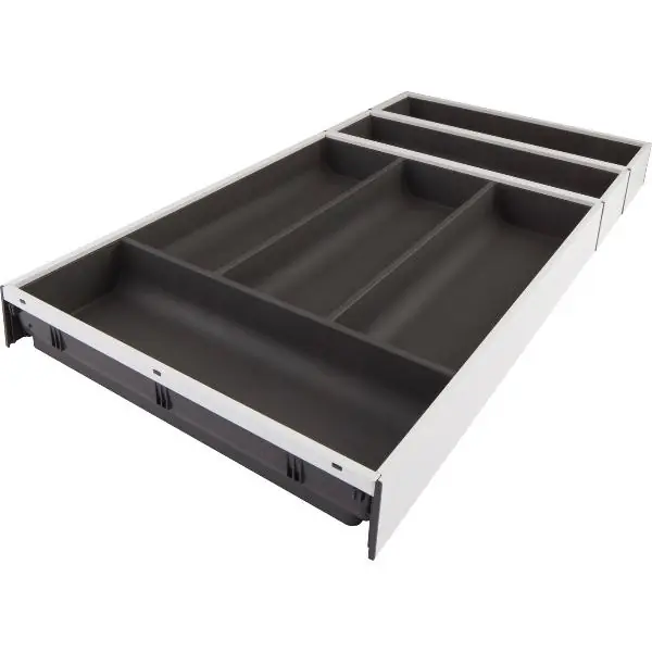 Vrácení Zdarma BLUM AMBIA-LINE ZC7S650BS3 příborník délka 650mm, šířka 300mm, bílá/šedá