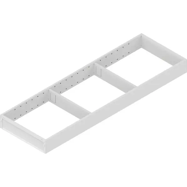 BLUM AMBIA LINE ZC7S650RS2 široký zásuvk. rámeček, délka 650mm, ocel hedv. bílá Výhodná Nabídka