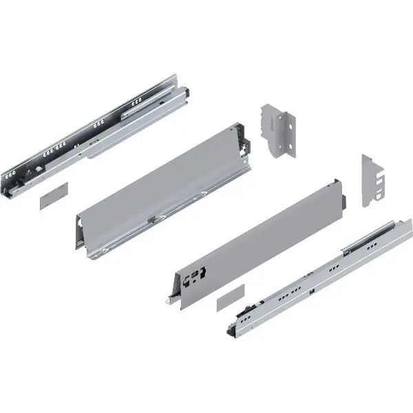 BLUM TANDEMBOX antaro sada výška M, BLUMOTION M, 65kg, délka 450, šedá RAL9006 Autentický