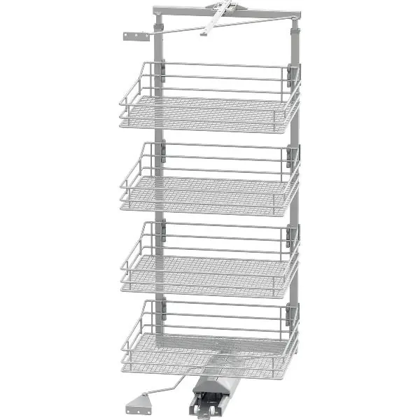 VS TAL Gate výsuv vysoké skříně Set SaphirŠK 600 mm 1200 - 1450 mm bílý Rychlé Dodání