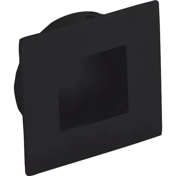 Nejprodávanější Mušlová úchytka Eros šířka 40 mm, zapuštění ø 35 mm, nerez černá matná