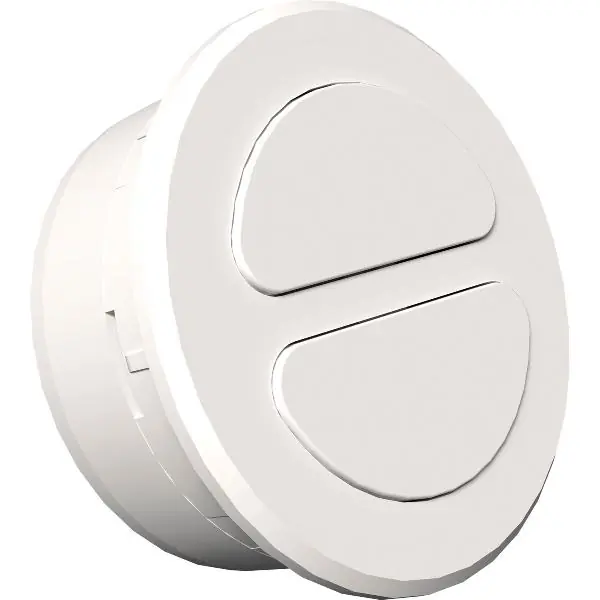 Ověřený Siro Tlakový spínač PushPower Mini 35 2-násobný bílý