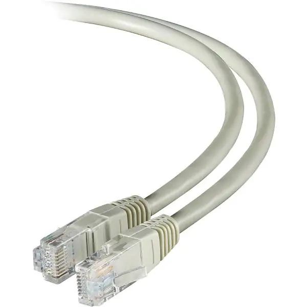 Patch kabel RJ45 CAT6, šedý 5,0m Top Prodej