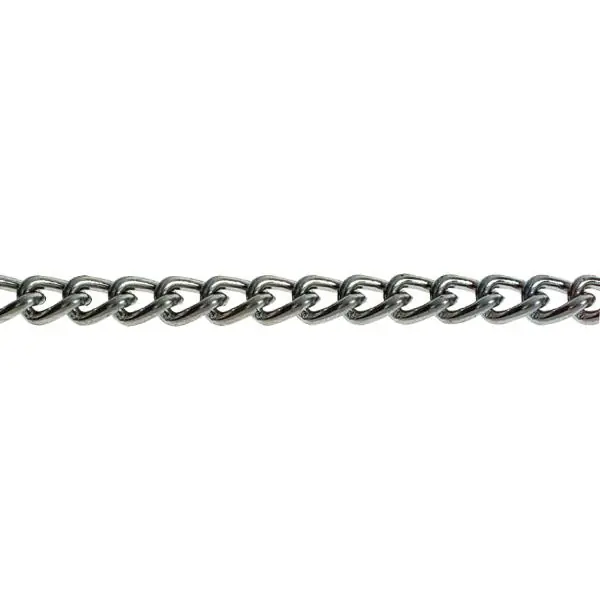 Odeslání Ihned Ozdobný řetízek kroucený, velikost oček 3 x 1 mm, ocel pomosazená