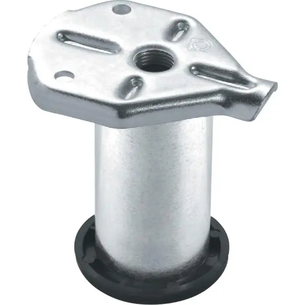 Výškově stavitelná noha ø 28mm, H 60mm, nosnost 400 Kg, zinkový odlitek Expresní Doručení
