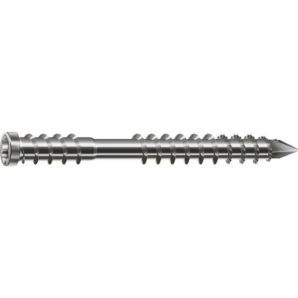 Hit Sezóny SPAX vrut na dřevěné terasy s válcovou hlavou 6 x 60 mm TX25 nerez A4