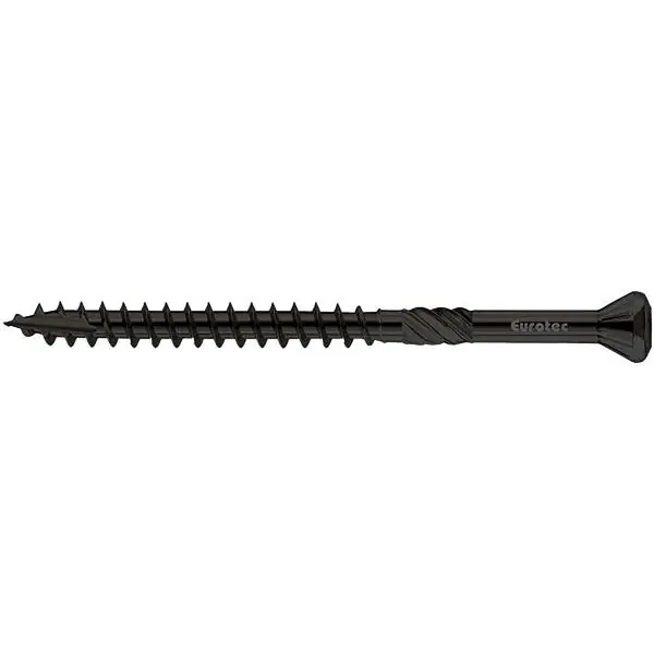 Sezónní Sleva EUROTEC Hapatec vruty pro dřevěné fasády 5.0 x 60 mm - nerez C1, černý