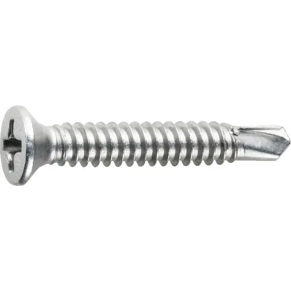 SFS-SP3/31 závrtný vrut 3,9x38 PH 2 pro plastové profily - ocel stříbrná Ověřený
