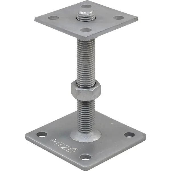 Omezená Nabídka PITZL patka sloupku Typ 1009.00 povrch ZiNiP, se závit. tyčí