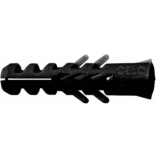 Hit Sezóny Průmyslová hmoždinka, v sáčku F12, nylon černý