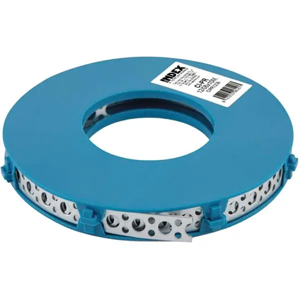 Index rovná perf. páska 12 mm pozink, 10 metrů na jedné roli v plast. boxu Rychlé Dodání