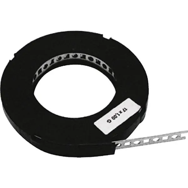 Perf. páska 17 mm pozink, 10 metrů na jedné roli v plast. boxu Nejprodávanější