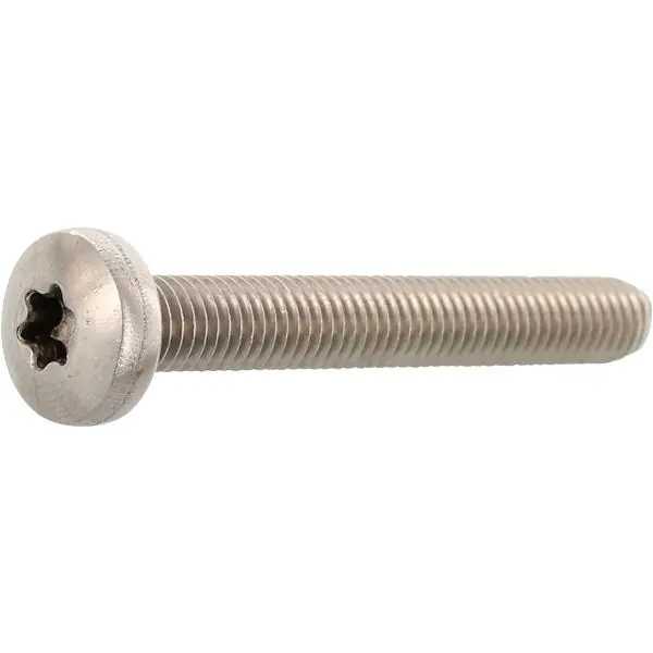 Ověřený DIN7985A M6x16 Torx 30 nerez A4 šroub s čočkovitou hlavou