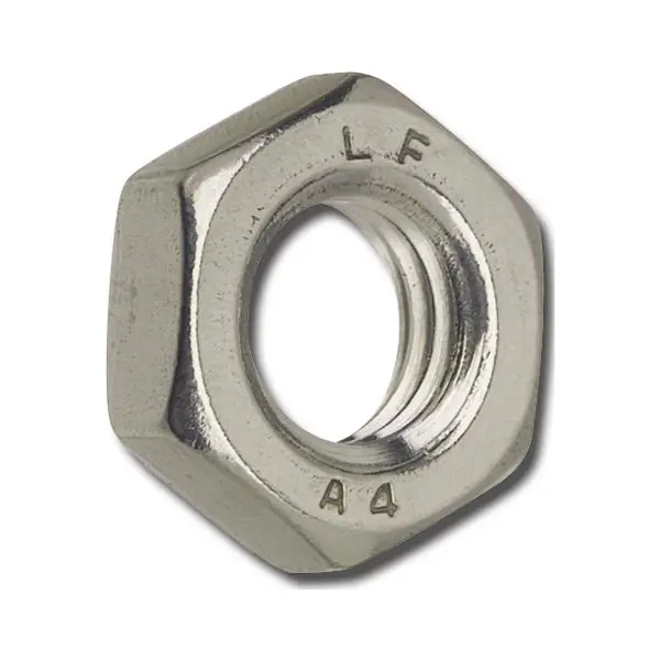 Must-Have Šestihranná matice nízká ISO8675, jemný závit M18x1.5, nerez A2 (DIN439-2)