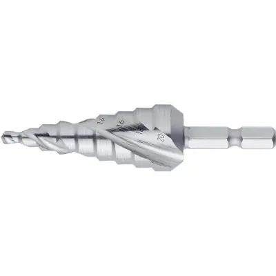 Stupňovitý vrták, stopka 6hran Universal HSS 4-12mm FORMAT Zlevněný