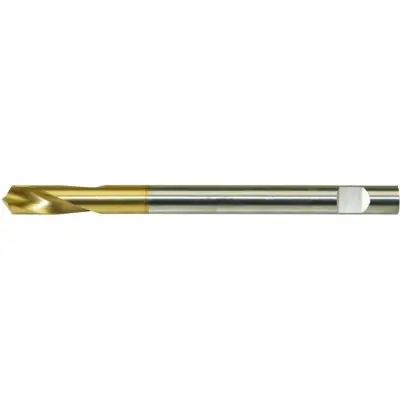 Návrtový vrták NC dlouhý DIN1835 HSS-Co5 TiN tvar B 120° válcová stopka 12,0 mm FORMAT Přímo Od Výrobce