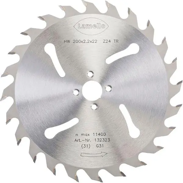 Přímo Od Výrobce LAMELLO pilový kotouč pro Tanga Delta 200 x 2,4 x 22, 24 zubů