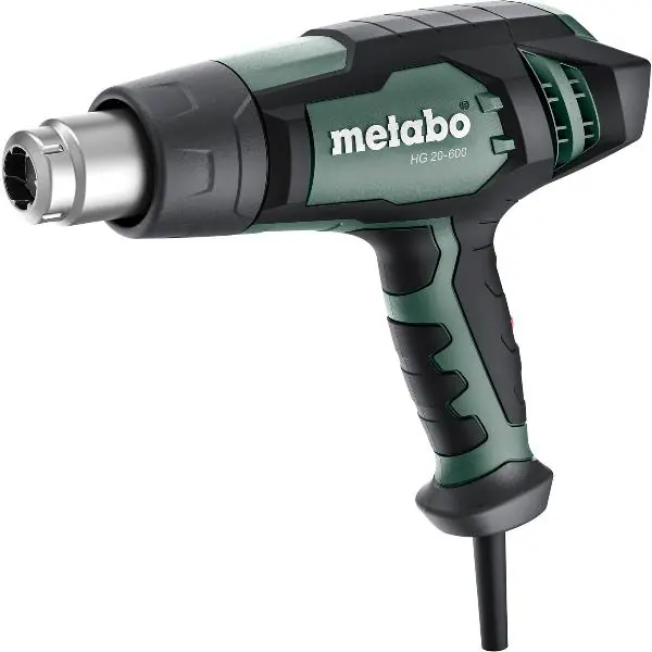 Autentický METABO horkovzdušná pistole HG 20-600, 2000 W