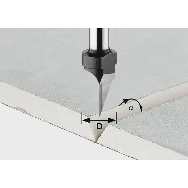 FESTOOL fréza na sádrokarton HW 45° stopka 8 mm (491000) Akční Cena