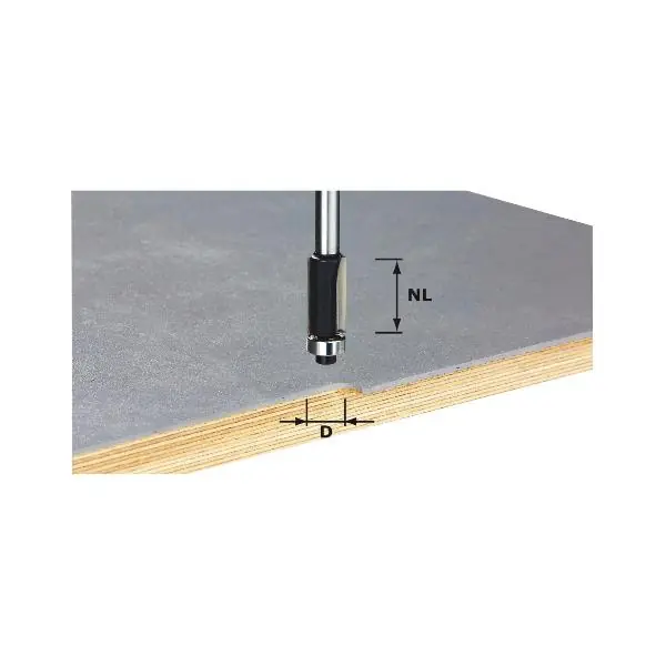 FESTOOL lícovací fréza HW 12.7 x 25 mm, ložisko dole (491027) Poslední Šance