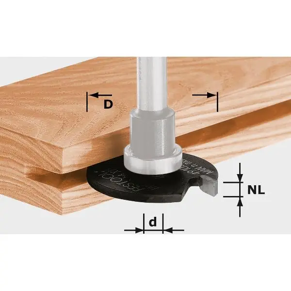 Nová Kolekce FESTOOL kotoučová drážkovací fréza HW HW D40x2 (491040)