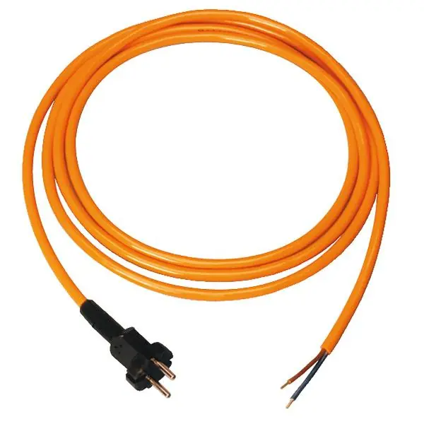Nízká Cena PCE kabel elektrického spotřebiče PUR 2 x 1.0 s zástrčkou délka 5 m IP20