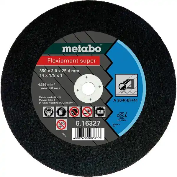 Omezená Nabídka METABO rozbrušovací kotouč Flexiamant Super tvrdé provedení 350 x 3,0 x 25,4 mm