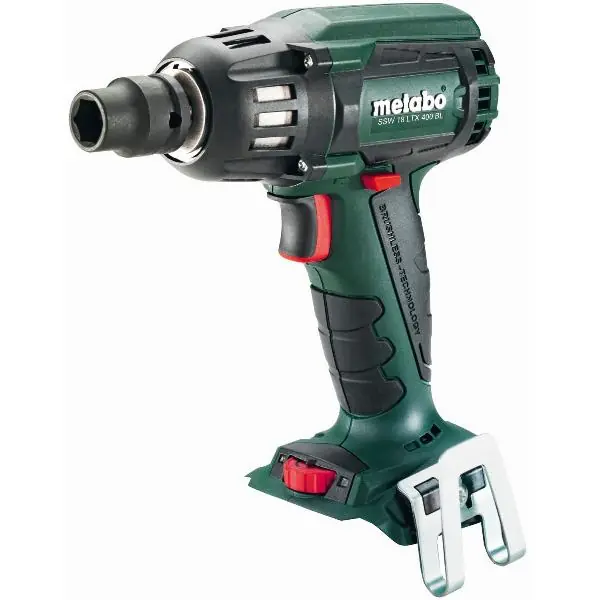 Ověřený METABO aku rázový utahovák SSW 18 LTX 400 BL +Metaloc