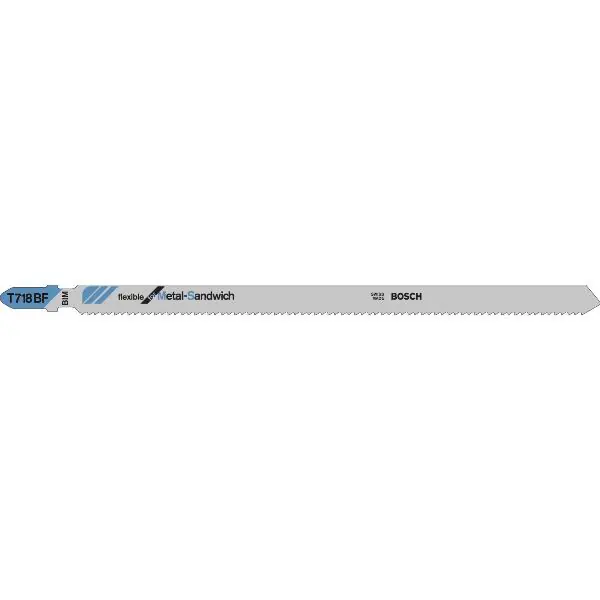 Levný BOSCH pilový plátek T718BF (3 ks) flexible for Metal-Sandwich