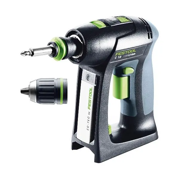 FESTOOL aku vrtací šroubovák C 18 Li Basic 18,0 V bez baterie/nabíječky (574737) Nejprodávanější
