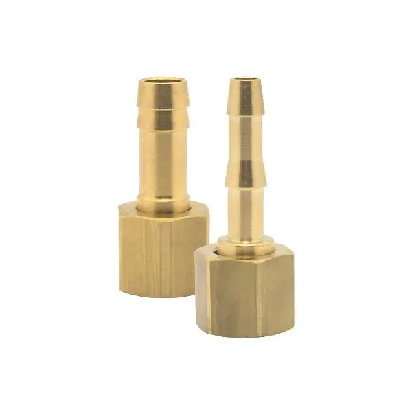 Mosazná tryska na stlačený vzduh s převlečnou maticí 1/4" pro 6mm hadici Novinka