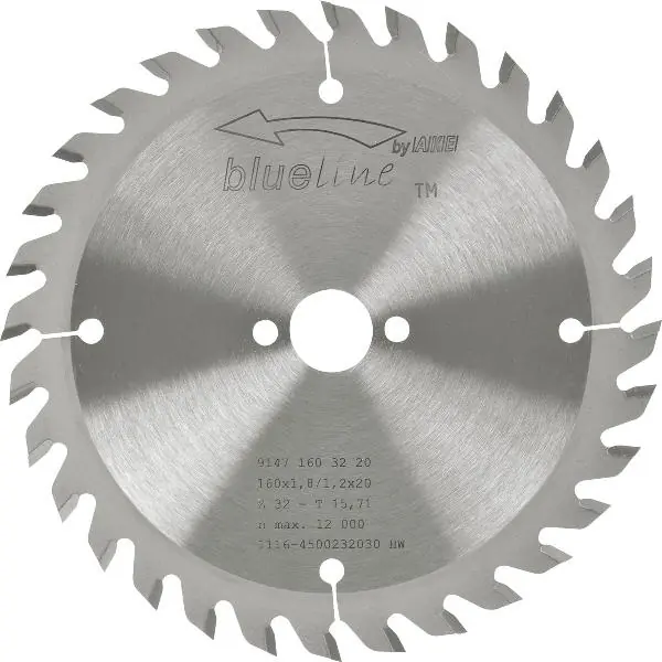 AKE pilový kotouč HW ø 160 x 1,2 x 20 mm 32 střídavých zubů (WZ) pozitiv Levný