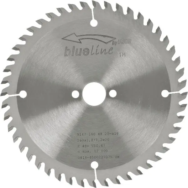 Nejlepší Volba AKE pilový kotouč HW ø 160 x 1,2 x 20 mm 48 trapéz./ploch. zubů (TR/FZ) pozitiv