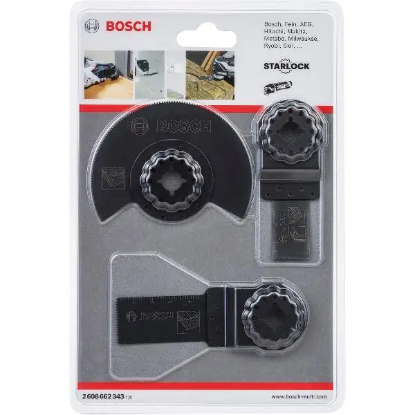 Expresní Doručení BOSCH Starlock Základní sada na dřevo, 3dílná