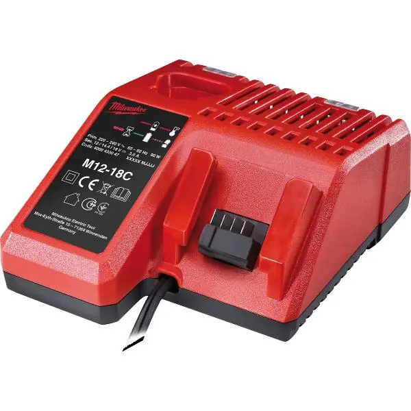 Milwaukee nabíječka M 12-18 C pro 12, 14,4, 18 Volt Li-Ion Aku Dokud Zásoby Vydrží