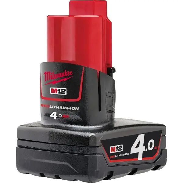 MILWAUKEE Aku / Náhradní aku M 12 B 4 12 Volt 4,0 Ah Red Li-Ion Aktuální