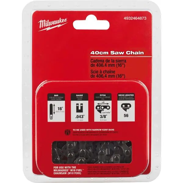 MILWAUKEE pilový řetěz 3/8" Vrácení Zdarma