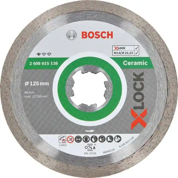 BOSCH X-LOCK diamantový řezný kotouč Standard for Universal 125x1,6 mm Koupit Online