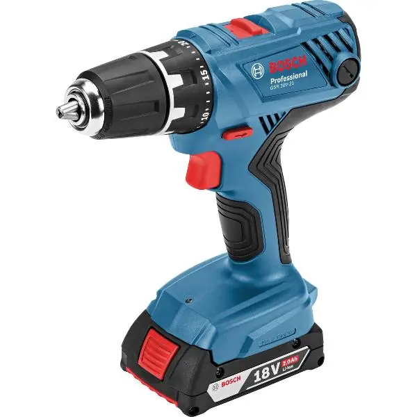 BOSCH aku vrtací šroubovák GSR 18 V-21 18,0 Volt / 2x 2,0 Ah Pouze Dnes