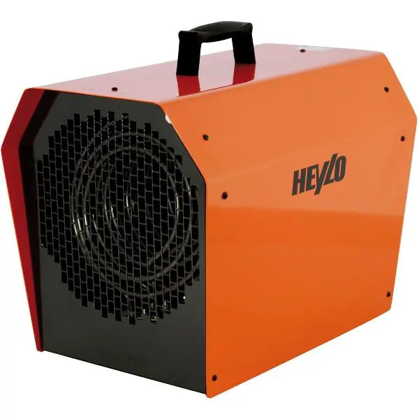 Aktuální HEYLO elektrické topidlo DE9XL tepelný výkon 4,5 - 9 kW