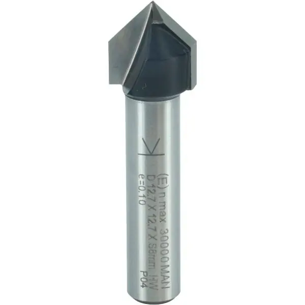 Autentický ENT V-drážkovací fréza HW 12,7 mm 90 stupňů
