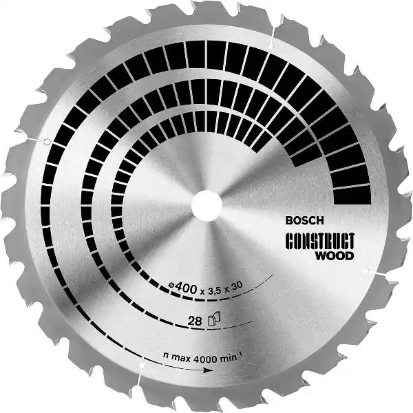 BOSCH stavební pilový kotouč HW ø 400 x 3,5 x 30 mmZ 28 zubů Cenová Bomba