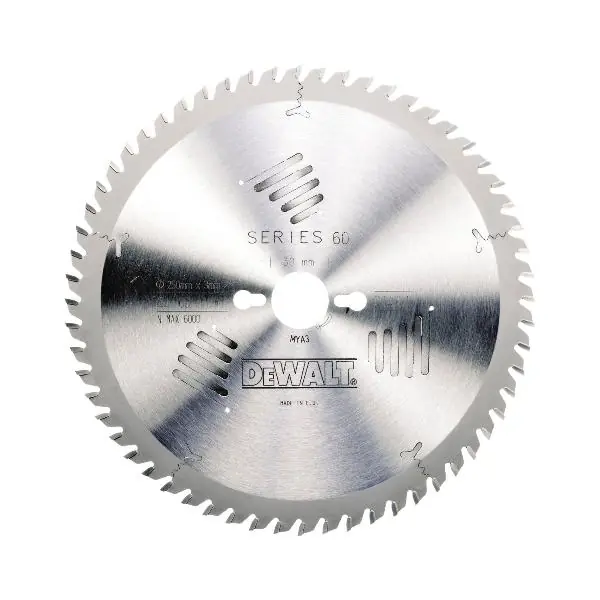 Autentický DEWALT pilový kotouč HW ø 250x3,0x30 mm Z60 (WZ) pozitiv
