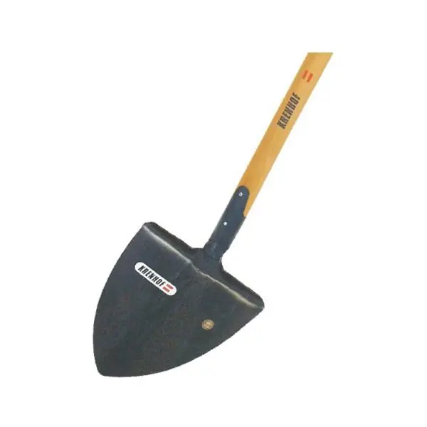 KRENHO špičatá lopata kovaná s pružinou bez násady v.290x300mm Dokud Zásoby Vydrží