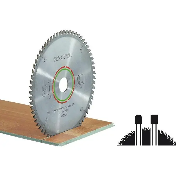 Akční Cena FESTOOL speciální pilový kotouč na laminát HW ø 260x2,5x30mm, 64 zubů (494606)