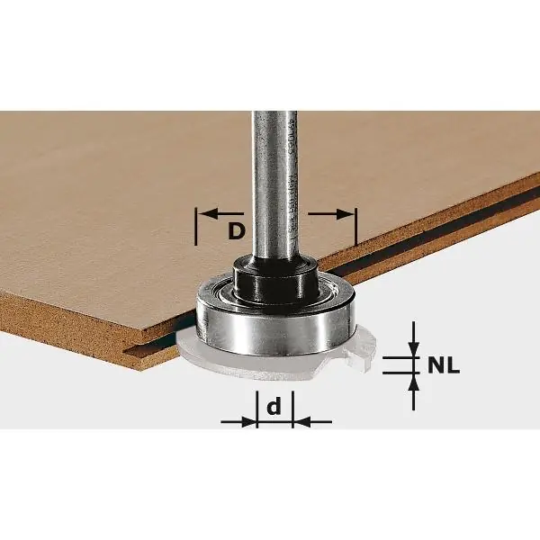 Přímo Od Výrobce FESTOOL frézovací vřeteno HW ø 28 mm stopka 8 mm s ložiskem (499804)