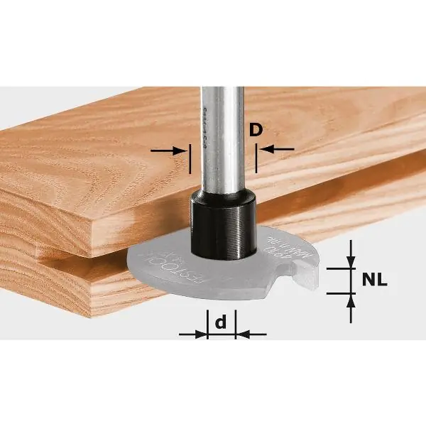 FESTOOL frézovací vřeteno HW S8 ø 14 mm stopka 8 mm bez ložiska (499805) Sleva