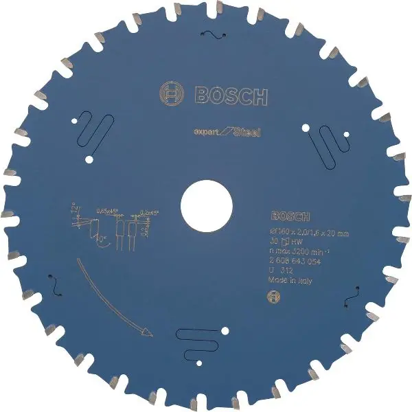 Odeslání Ihned BOSCH pilový kotouč Expert for Steel ø 160 x 1,6 x 20 mm ZZ 30 (MTGC)